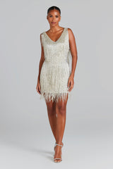 Euphoria Shimmer Fringe Dress