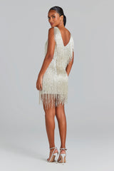 Euphoria Shimmer Fringe Dress