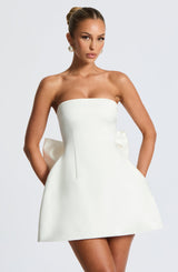 Abbey Mini Dress - Ivory