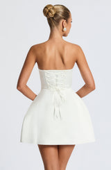 Abbey Mini Dress - Ivory