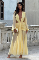 Andrina Maxi Dress - Lemon