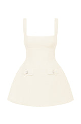 Bessie Mini Dress - Ivory