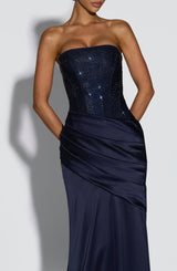 Celestia Maxi Dress - Navy