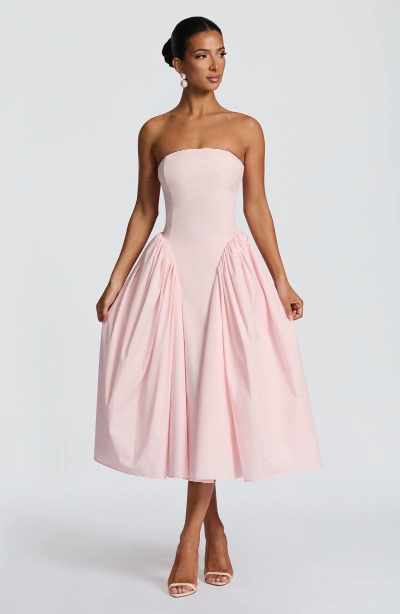 Darla Midi Dress - Blush