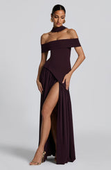 Delilah Maxi Dress - Plum