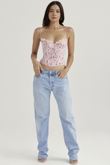 Corset Renda Samantha Rosa