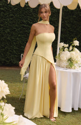 Maliyah Maxi Dress - Lemon