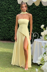 Maliyah Maxi Dress - Lemon