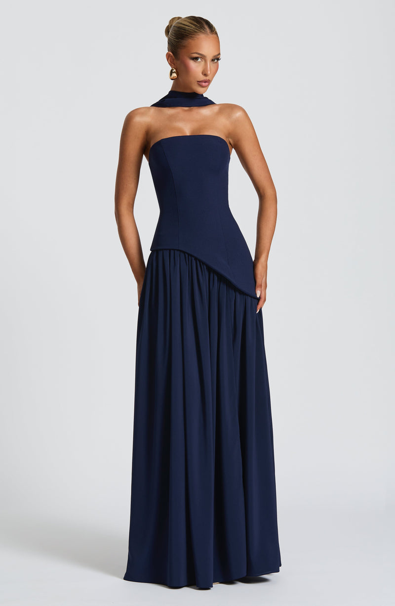 Maliyah Maxi Dress - Navy