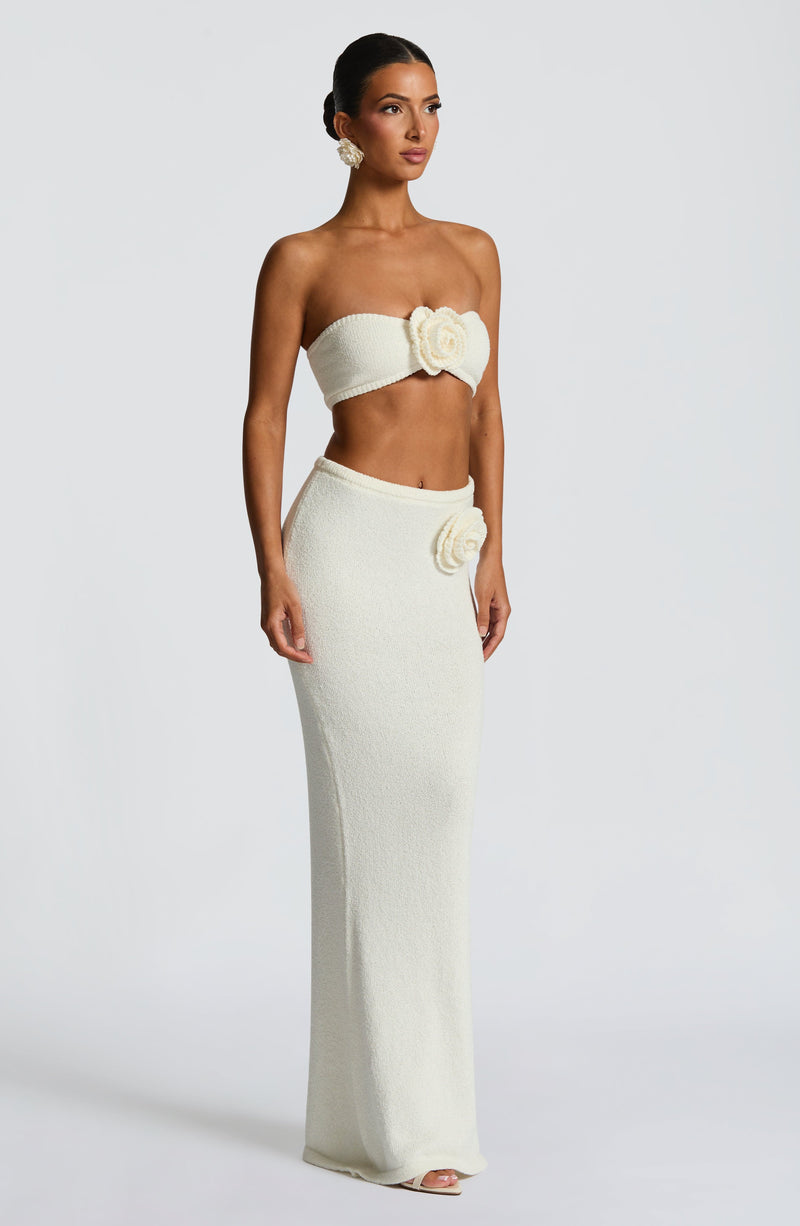 Sola Maxi Skirt - Ivory