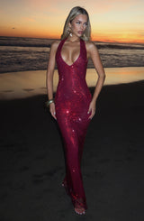 Starla Maxi Dress - Wine