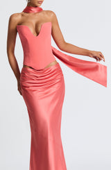 Sybil Scarf - Coral Pink